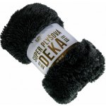 Jerry Fabrics deka s dlouhým vlasem Černá 150x200 – Sleviste.cz