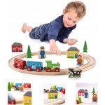 Hop Bigjigs Rail Moje první vláčkodráha 20 dílů – Hledejceny.cz