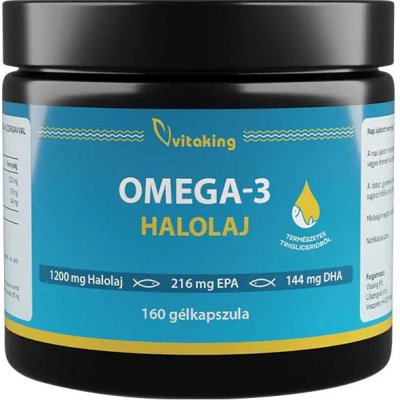 Vitaking Omega-3 1200 mg 160 Softgel kapslí – Hledejceny.cz