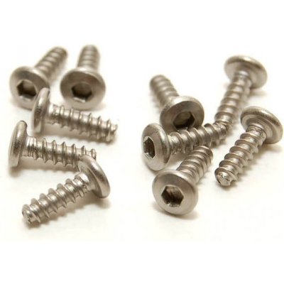 PN Racing M2×6 Titanium Button Head Hex Tapping Screw 10 ks – Hledejceny.cz