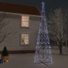 Vánoční stromek vidaXL LED vánoční stromek ve tvaru kuželu studená bílá 3000 LED 230x800 cm
