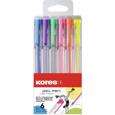 Kores K11 Pen Neon 1 mmsada 6 barev