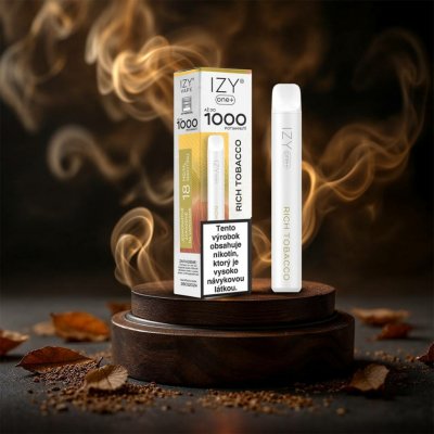 IZY VAPE IZY ONE+ Rich Tobacco 18 mg 1000 potáhnutí – Sleviste.cz