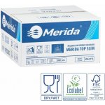 Merida classic SLIM, jednovrstvé, bílé, 3000 ks – Hledejceny.cz