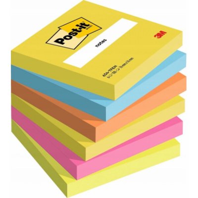 Post-it Samolepicí lístky , ENERGETIC, 76x76 mm, 6x100 listů. – Hledejceny.cz