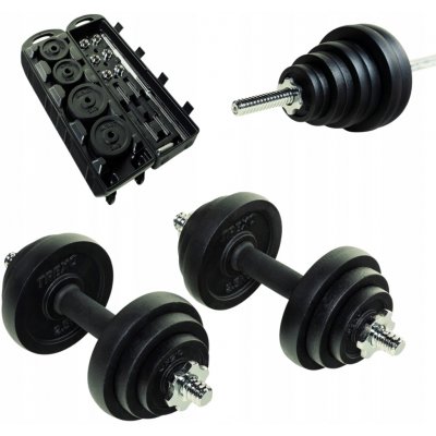 TREXO Sada činek s tyčí 50 kg DK50 – Zboží Dáma