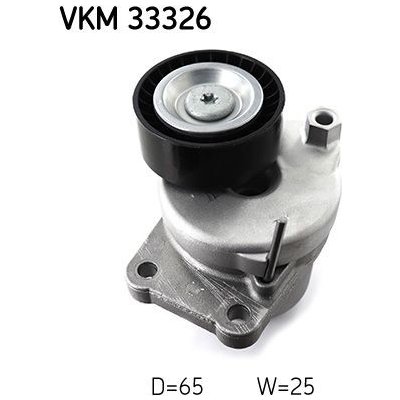 Napínák, žebrovaný klínový řemen SKF VKM 33326 – Zboží Mobilmania