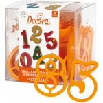Decora VYKRAJOVÁTKA SADA - ČÍSLICE VELKÁ 9ks – Hledejceny.cz