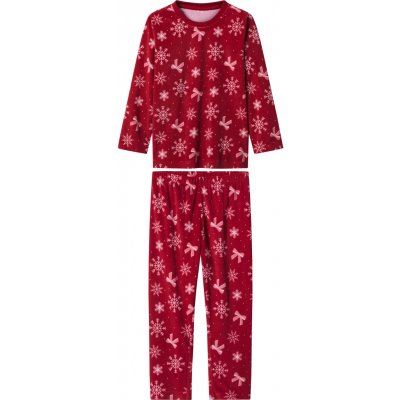 Esmara vánoční velurové pyžamo červená – Zboží Dáma