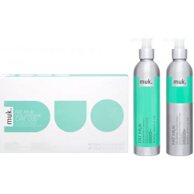 muk HairCare FAT VOLUMISNG DUO Kondicionér pro objem vlasů 300 ml + Šampon pro objem vlasů Fat Muk 300 ml dárková sada