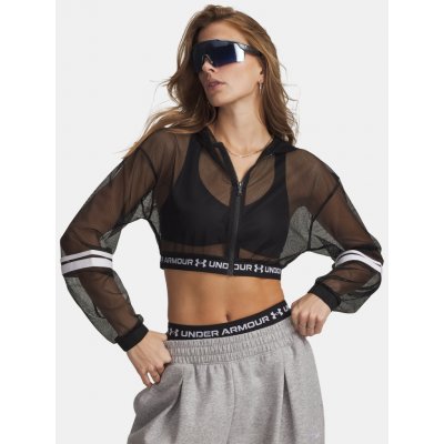 Under Armour HeatGear Mesh FZ černá – Zboží Mobilmania