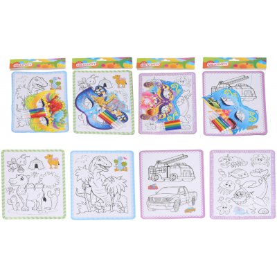 Wiky kreativita Kreativní set 4x omalovánka + maska + 4ks fix – Hledejceny.cz