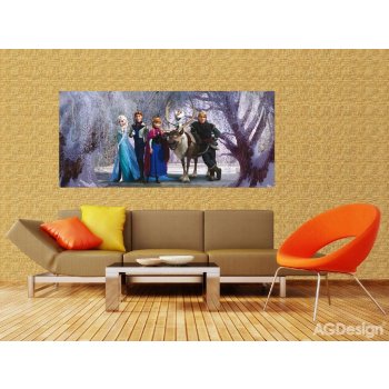 AG Design FTDH-0647 Dětská papírová fototapeta Ledové Království rozměry 202 x 90 cm