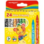Keyroad Voskové pastely 24 ks, 8 mm – Hledejceny.cz