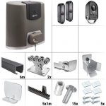 Somfy Elixo 500 3S io K1 7.0 - sestava pojezdu, pohonu a příslušenství, pro posuvnou bránu do průjezdu 4,2 m a 425 kg, profil bez úpravy – Hledejceny.cz