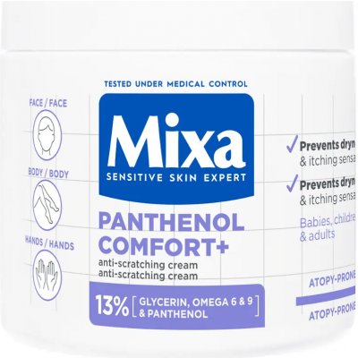 Mixa Tělový krém s panthenolem 400 ml – Zboží Dáma