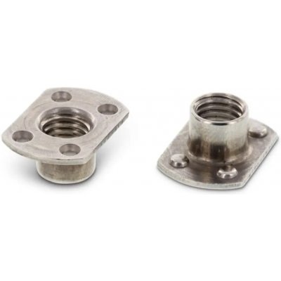 Matice přivařovací bodová Art.9060B nerez A2 M6, 14x22x8,5mm - 4 body – Hledejceny.cz