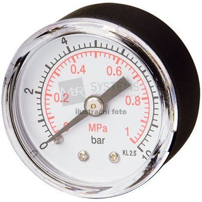 manometr OEM 111.12.063 AZ 0/10bar, G1/4B zadní přip. – Zboží Mobilmania