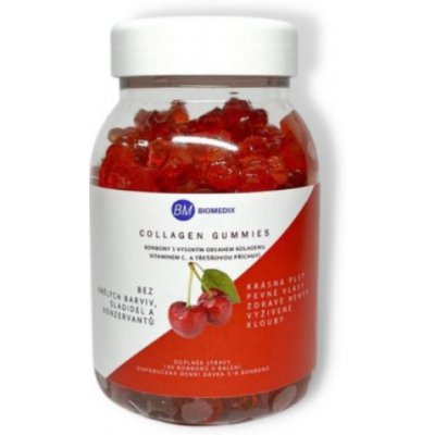 Biomedix Collagen Gummies Třešňové medvídci 350 g