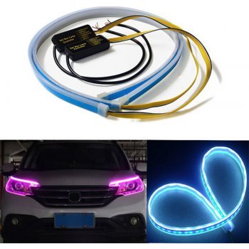 Top cars 2x LED DRL denní svícení s funkcí blinkru 45cm - BR5195