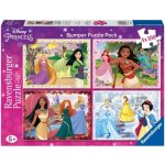 Ravensburger Disney Princezny 4 x 100 dílků – Sleviste.cz