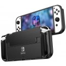 Pouzdro TECH-PROTECT TPUCARBON NINTENDO SWITCH OLED černé