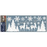 Anděl Samolepky bílé s kovovým efektem 57 x 20 cm les 10341 – Hledejceny.cz