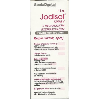 JODISOL SPRAY DRM 38,5MG/G DRM SPR SOL 1X13G – Hledejceny.cz