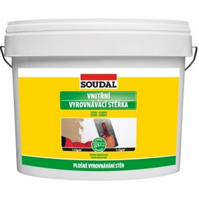 Stěrka vyrovnávací vnitřní Soudal – 4 kg – HobbyKompas.cz