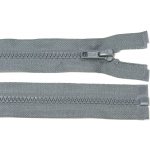 Kostěný zip no.5 rozepínací 80cm bundový color: 720 šedá metalická – Hledejceny.cz