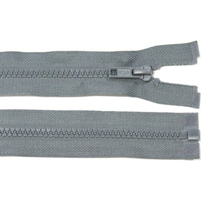 Kostěný zip no.5 rozepínací 80cm bundový color: 720 šedá metalická – Hledejceny.cz