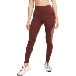 Nike AIR DF TIGHT BRW W dámské běžecké legíny hnědé