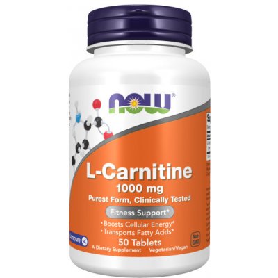Now Foods L-Carnitine 1000 mg 50 tablet