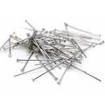 Nýtek s plochou hlavičkou délka 30mm x 0,75mm chirurgická ocel - Obsah balení 50 ks NO 001 – Zboží Dáma