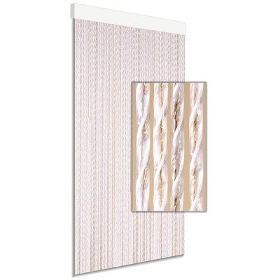 Závěs do dveří TINCA 90x210 cm hnědý – Hledejceny.cz