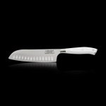 Sandrik Berndorf nůž Santoku ocel čepel 17,5 cm Profi Line Exclusive na sýr ryby maso – Zboží Dáma