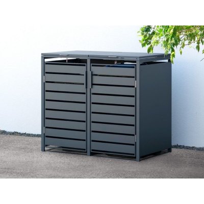 Westmann Kubus 2 plechový 80 x 132 x 116 cm antracit – Zboží Dáma