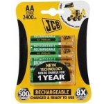 JCB RTU AA 2400mAh 4 ks JCB-HR62600RC-4B – Zboží Živě