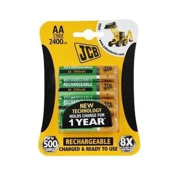 JCB RTU AA 2400mAh 4 ks JCB-HR62600RC-4B