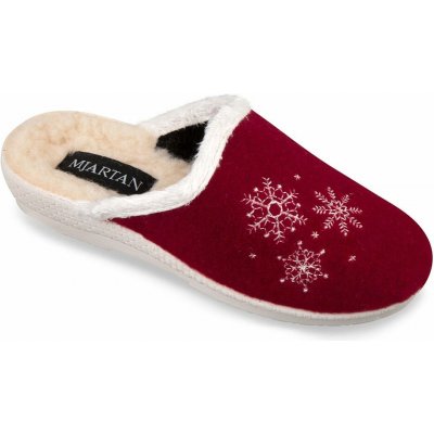 Mjartan dámské domácí pantofle červené – Hledejceny.cz