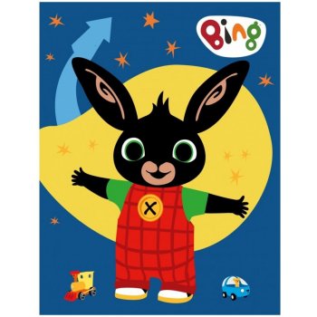 BrandMac chlapecká fleecová deka Zajíček Bing a jeho hračky