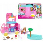 Barbie Chelsea 2 v 1 Karavan s panenkou – Zboží Dáma