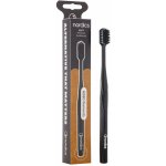 Nordics 6580 Recyklovatelný zubní kartáček z bioplastu Soft Černý – Sleviste.cz