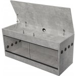 Diversa dřevěné terárium beton 150 x 80 x 92 cm – Zboží Dáma