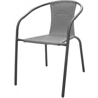 Garden Line Zahradní židle Trenton šedá – Hledejceny.cz