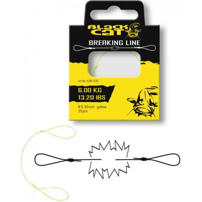 Black cat Breaking line trhačka žlutá 15cm 0,30mm 6kg – Zboží Dáma
