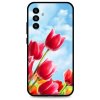 Pouzdro a kryt na mobilní telefon Samsung Pouzdro TopQ Samsung A13 5G Tulips