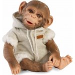 Guca 987 REBORN OPIČKA realistická opička miminko s měkkým látkovým tělem 32 cm – Zbozi.Blesk.cz