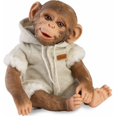 Guca 987 REBORN OPIČKA realistická opička miminko s měkkým látkovým tělem 32 cm – Zbozi.Blesk.cz