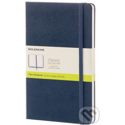 Moleskine Zápisník tvrdé desky A5 čistý modrý – Zboží Mobilmania